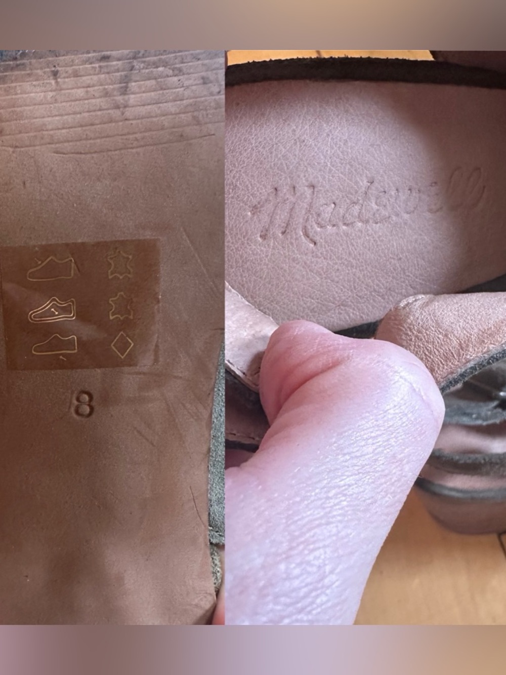 💜 Madewell Cary Slingback Sandal - Suede (8) - Picture 7 of 8
